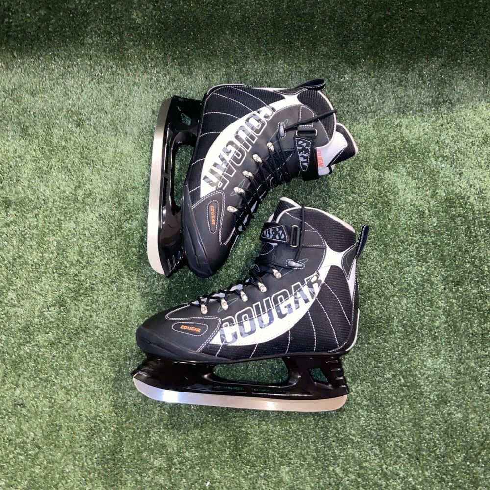 American Athletic Cougar Camo Soft Boots Hockey Skates Size 12 *READ*